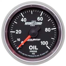 Sport-Comp II™ Mechanical Oil Pressure Gauge